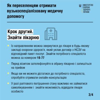 вузькоспеціалізована меддопомога 3